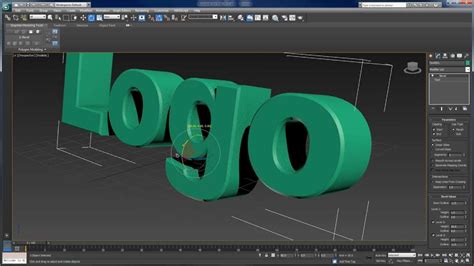 3D Text Animation with 3ds max - YouTube