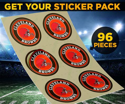 Browns Sticker Pack | Football Fanzone