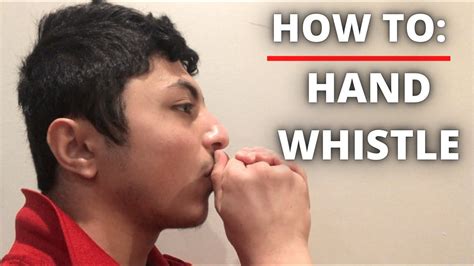 How To HAND WHISTLE (Step-By-Step For Beginners) - YouTube