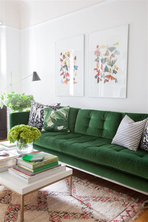 30+ Lush Green Velvet Sofas In Cozy Living Rooms