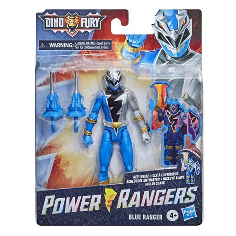 Power Rangers Dino Fury Blue Ranger 6-Inch Action Figure Toy Inspired ...