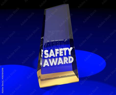 Safety Award Safest Choice Prize Honor Recognition 3d Illustration ...