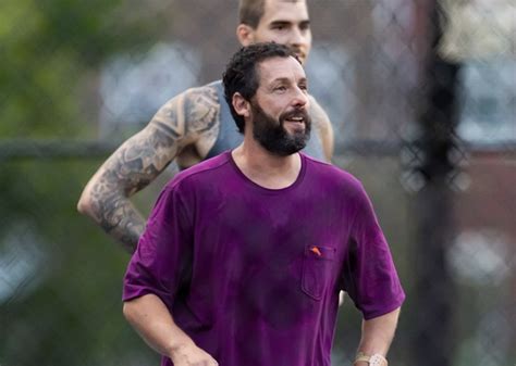 Adam Sandler Plays A Pickup Game With NBA Players, Hits A Jumper