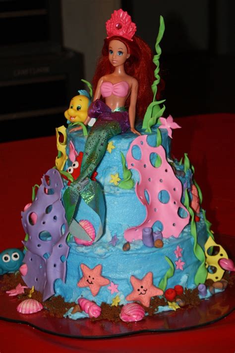 Ariel Birthday Cake - CakeCentral.com