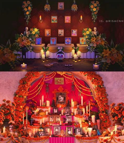 The ofrenda from Disney/Pixar’s Coco. One of my favorite movies. : r/AnimalCrossingInspire