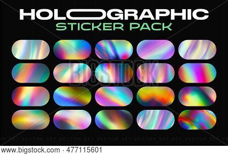 Holographic Stickers Vector & Photo (Free Trial) | Bigstock