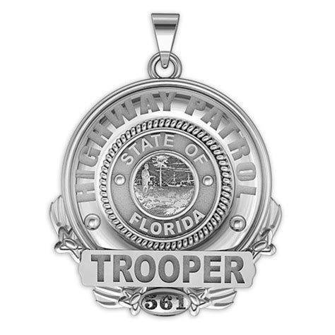 Personalized Florida State Highway Patrol Trooper Badge with Name or ...