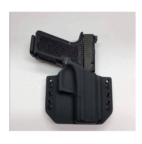 Black Kydex Holster for Glock 17 P80 polymer 80 | Etsy