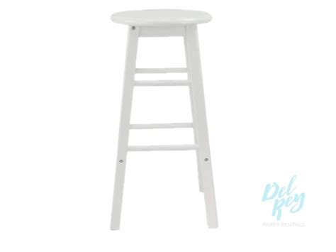 White Wood Bar stool | Bar Stool Rental | White Bar Stool | Bar Stool | High Chair