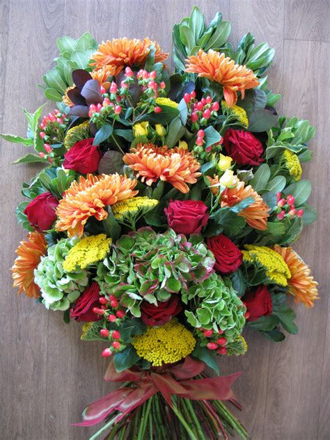 This Autumn bouquet provided seasonal colour. Boquet, Fall Bouquets ...