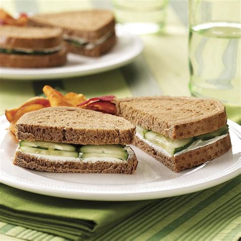 Cucumber Sandwiches Recipe | Taste of Home