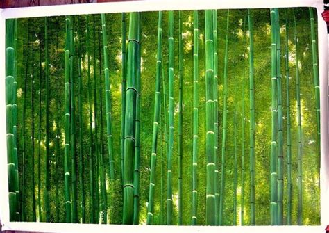 Bamboo Forest Oil Painting - China Bamboo Art Painting and Bamboo Oil Painting price