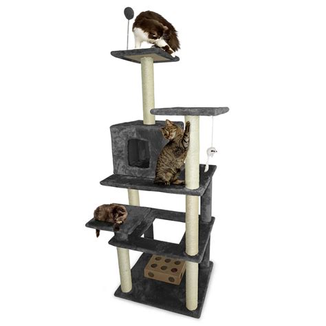 FurHaven Pet Cat Tree | Tiger Tough Cat Tree House Furniture for Cats ...