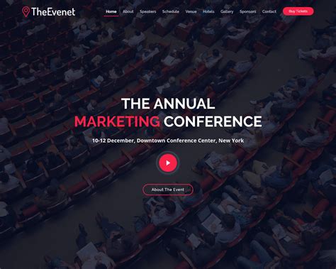 15+ Best Events and Conferences Bootstrap HTML Templates 2019 | BootstrapTaste