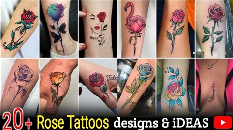 20+ Beautiful Rose tattoo DESIGNS ideas | Red rose tattoo | rose flower ...