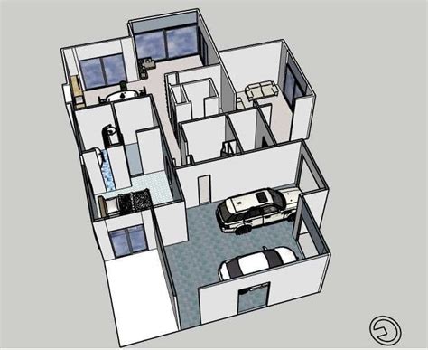 3D Floor Plan in AutoCad | Freelancer