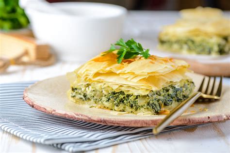 Greek Spinach Pie With Feta Cheese (Spanakopita) Recipe