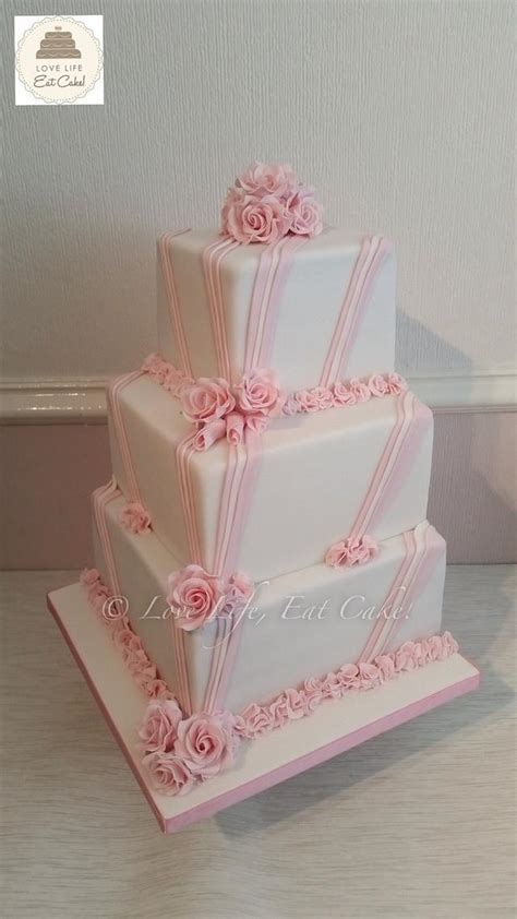 Scott & Susan's wedding cake - Cake by Love Life, Eat - CakesDecor