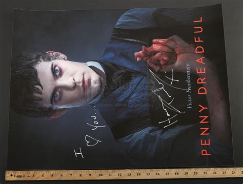 Victor Frankenstein Hand-Signed Poster - Current price: $300