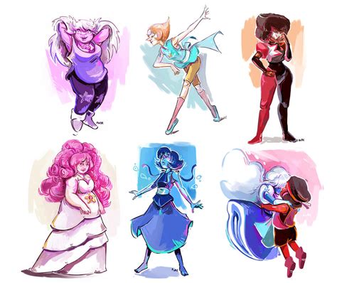 Crystal gems by Pendalune on DeviantArt