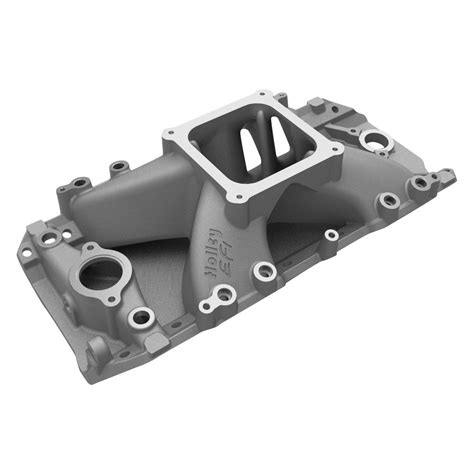 Holley® 300-564 - Single Plane High Rise Satin EFI Cast Intake Manifold