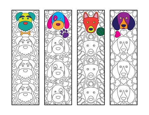 ️Animal Bookmark Coloring Pages Free Download| Gambr.co