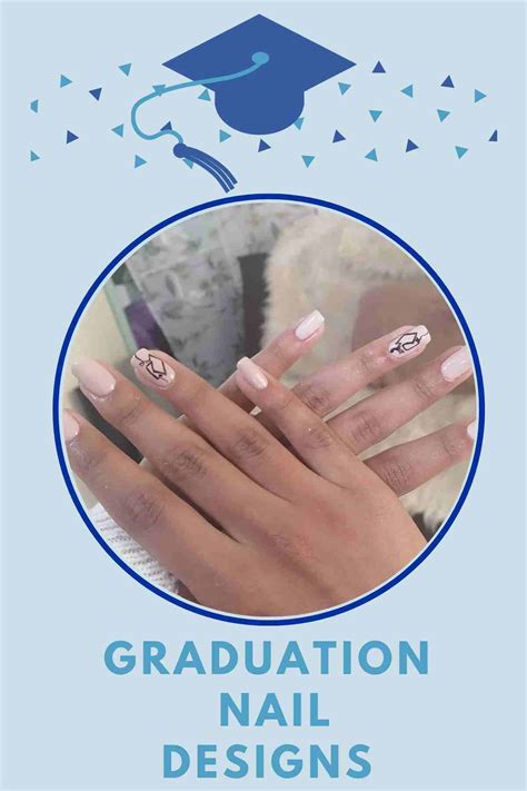 43+ Gorgeous Graduation Nail Designs - momma teen