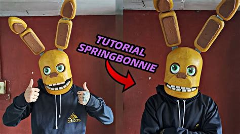 MÁSCARA SPRING BONNIE TUTORIAL / Five Nights at Freddy's / ARTONI - YouTube