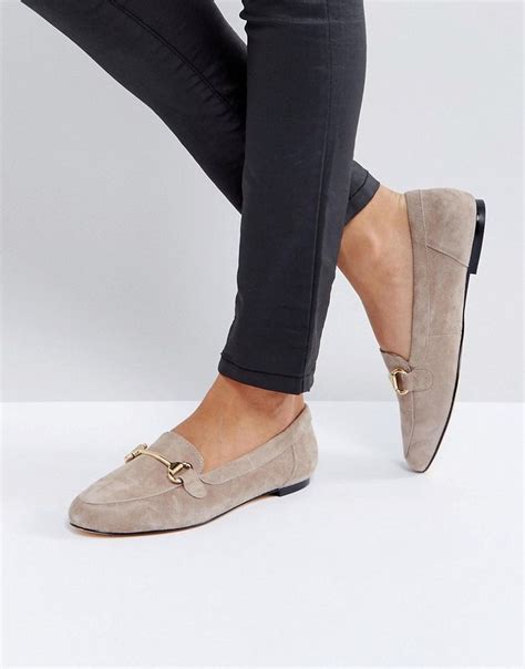 Office Taupe Suede Loafers - Beige | Office shoes women, Shoes fashion ...