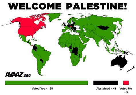 Online Maps: UN Recognition of Palestine on Maps