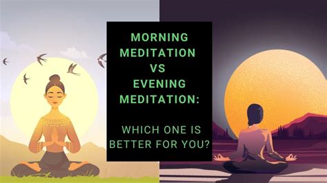 Morning Meditation vs Evening Meditation: Which One Is Better?