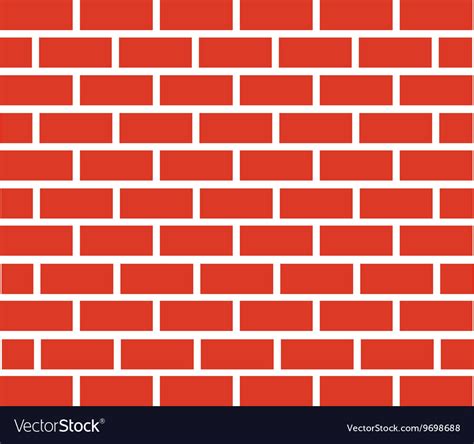 Red brick wall icon Royalty Free Vector Image - VectorStock