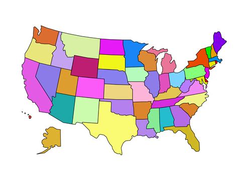 Usa clipart 50 state, Usa 50 state Transparent FREE for download on ...