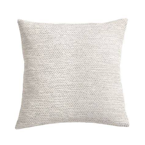 Textured White Pillow / Grey White Woven Throw Pillow / Modern | Etsy | Light gray pillows ...