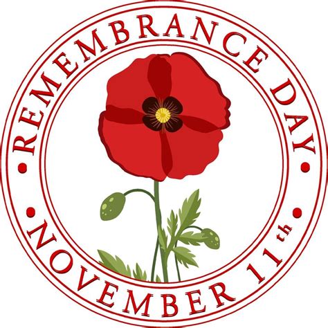 Remembrance Day Logo Design 11743917 Vector Art at Vecteezy