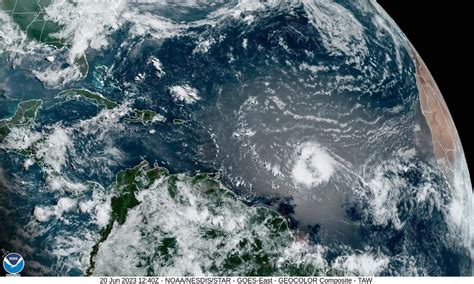 Tropical Storm Bret gets stronger, but no longer forecast as a hurricane