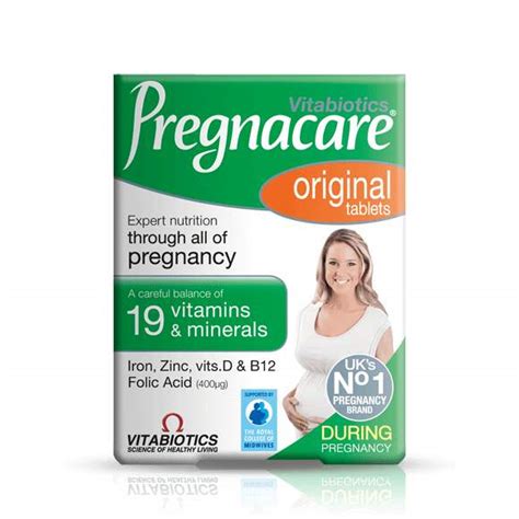 PREGNACARE ORIGINAL CU ACID FOLIC 30 TABLETE | HelpNet.ro