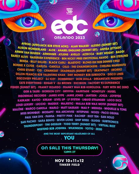 EDC Orlando 2023 | Lineup | Tickets | Schedule | Map | Set Times | Location | Dates | Prices ...