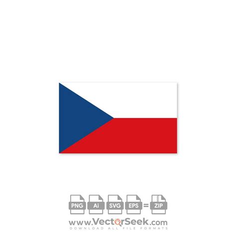 Czech Republic (Czechia) Flag Vector - (.Ai .PNG .SVG .EPS Free Download)