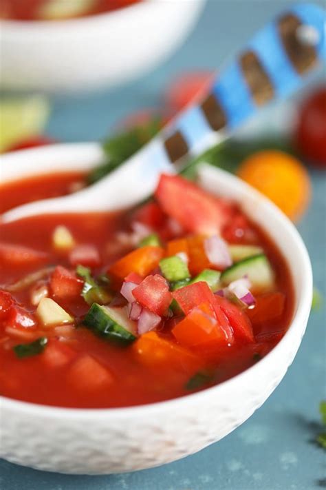 Easy Gazpacho Recipe - RecipeGirl