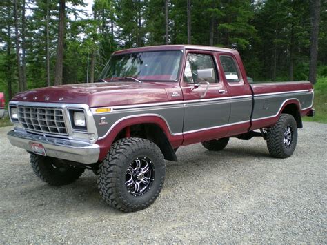 nicely modified 1979 Ford F 250 Custom pickup lifted for sale