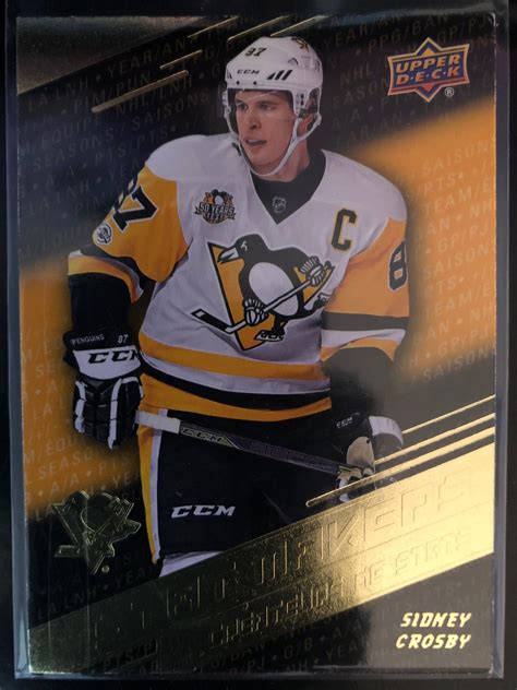 2017-18 Upper Deck Stats Makers Sidney Crosby #SM-15