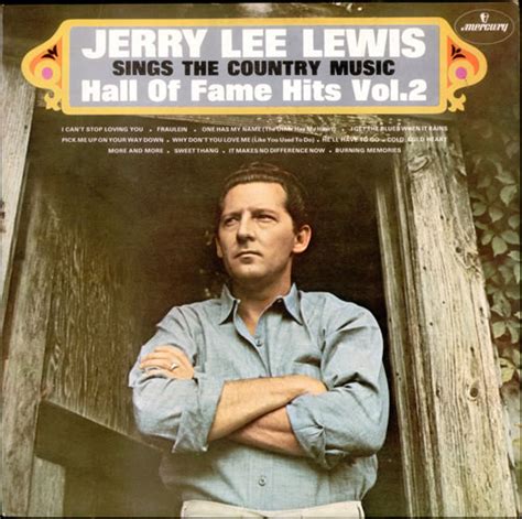 Jerry Lee Lewis Sings The Country Music Hall Of Fame Hits Volume 2 UK vinyl LP album (LP record ...