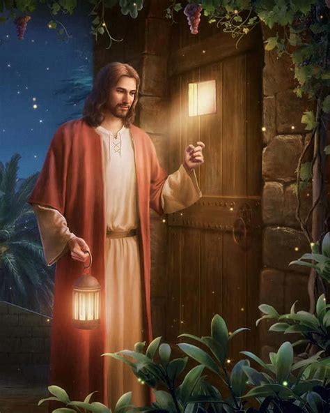 Download Jesus Christ Knocking On A Door Picture | Wallpapers.com