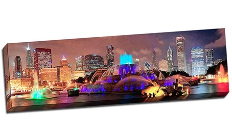 Panoramic Cityscapes on Canvas | Groupon Goods