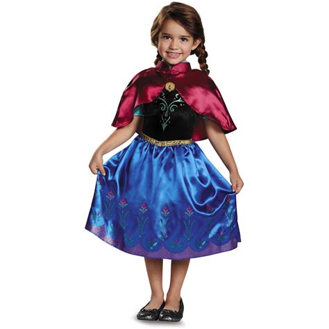 Disguise Frozen Traveling Anna Girl's Halloween Fancy-Dress Costume for ...