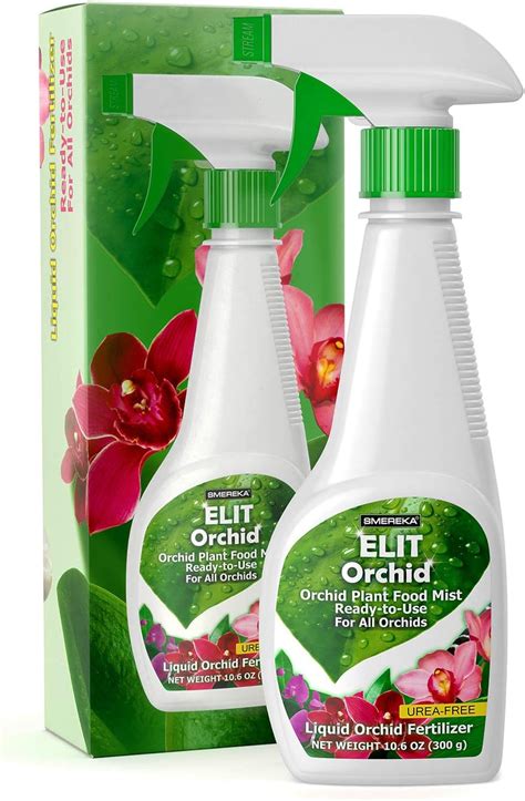 SMEREKA Orchid Plant Food Fertilizer Mist Liquid Orchid Spray Fertilizer Ready-To-Use For All ...