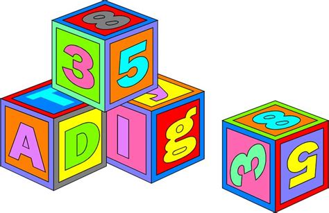 Free Stock Photo: Illustration of colorful toy blocks | Toy blocks, Colorful toys, Clip art library