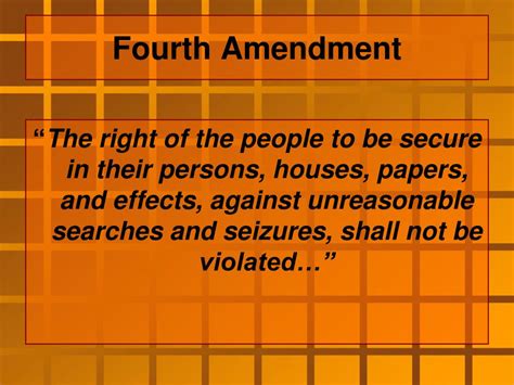 PPT - Fourth Amendment: Search and Seizure PowerPoint Presentation ...