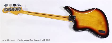 Fender Jaguar Bass Sunburst MIJ 2010 | www.12fret.com